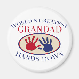 Imã Melhor Avô Mãos Para Baixo