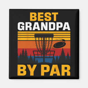 Imã Melhor Avô Pelo Jogador de Disc Golf Par
