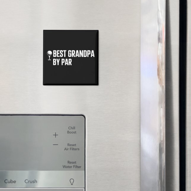 Imã Melhor Avô por Presente de Golfe Par Humor Sarcasm (In Situ (Fridge))