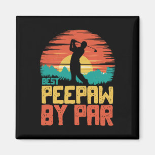 Imã Melhor Bunnyaw Por Par Golfe Golfista Engraçado Pe