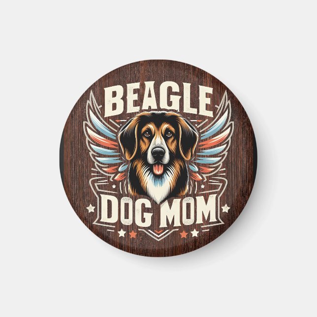 Imã Melhor Cachorro de Beagle Mãe De Todos Os tempos - (Frente)