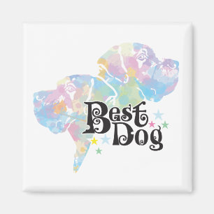 Imã Melhor Cão "colorido"