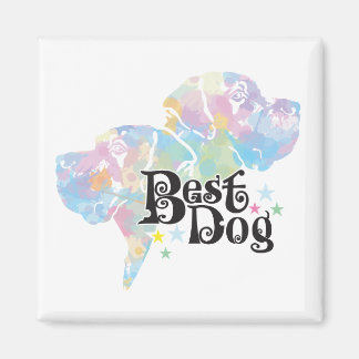 Imã Melhor Cão "colorido"
