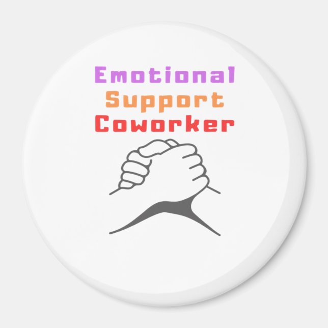 Imã Melhor Colaborador de Ajuda Emocional (Frente)
