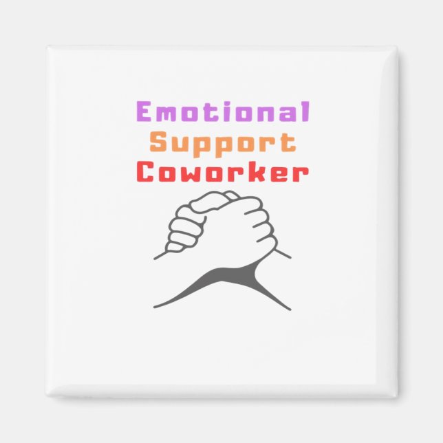 Imã Melhor Colaborador de Ajuda Emocional (Frente)