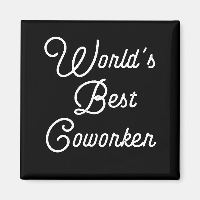Imã Melhor Colega de Trabalho do Mundo (Frente)