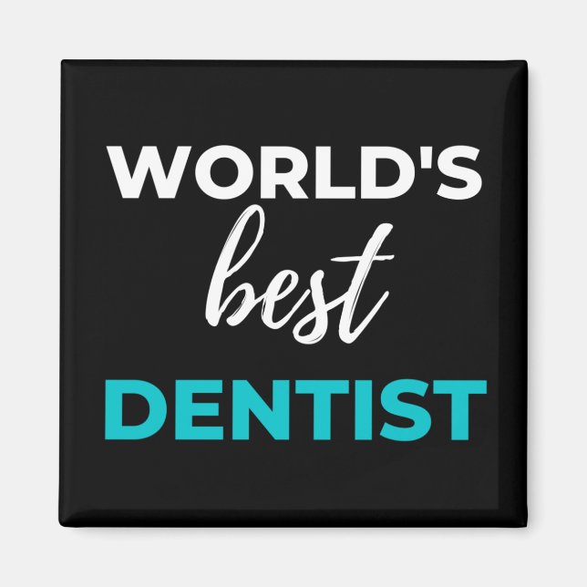 Imã Melhor Dentista do Mundo (Frente)