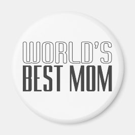 Imã Melhor Dia de as mães da Mãe do Mundo | Magnet
