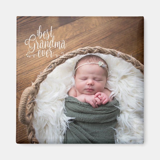 Imã Melhor Foto De Vovó Nunca (Frente)