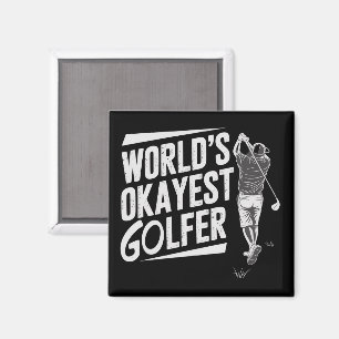Imã Melhor Golfista do Mundo Engraçado Amante de Golfe