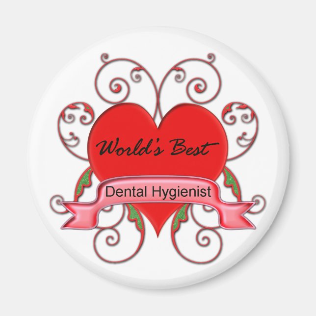 Imã Melhor Higienista Dental do Mundo (Frente)