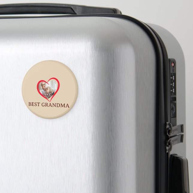 Imã Melhor Ímã Personalizado Presente para Avó (In Situ (Luggage))