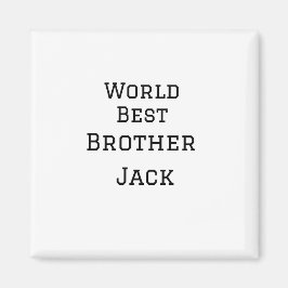 Imã Melhor irmão do mundo adiciona nome texto esportes