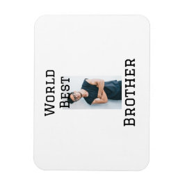 Ímã Melhor irmão do mundo adiciona nome texto esportes