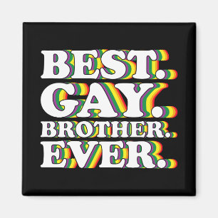 Imã Melhor Irmão Gay de Sempre Família Orgulho LGBTQ A