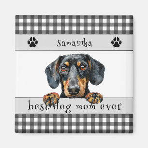 Imã Melhor Mãe De Cão, Personalizada