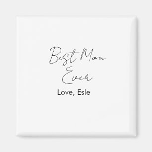 Imã melhor mãe de sempre dia das mães nome data simple
