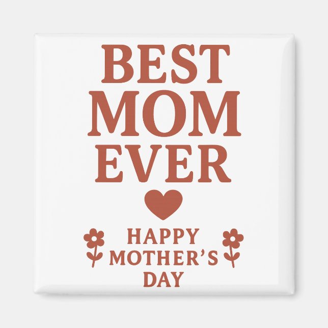 Imã Melhor Mãe do Magneta (Frente)