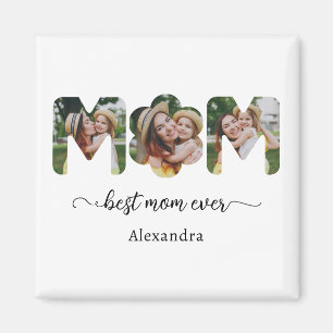 Imã Melhor Mãe do Mundo Colagem de Fotos Presente para