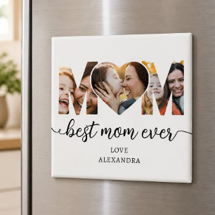 Imã Melhor Mãe do Mundo Colagem de Fotos Presente para
