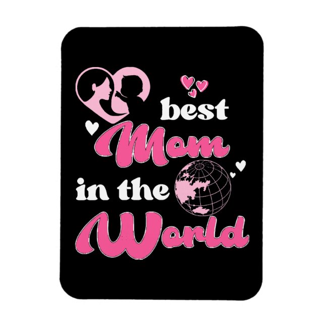 Ímã Melhor Mãe do Mundo Dia das Mães (Vertical)