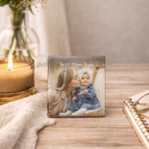 Melhor Mãe do Mundo Dia das Mães Foto Personalizad