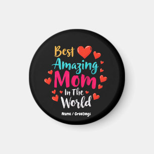 Imã Melhor Mãe Incrível Do Mundo Presente Para A Mãe