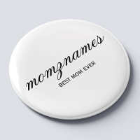 Melhor Mãe Personalizada Nome De Caligrafia