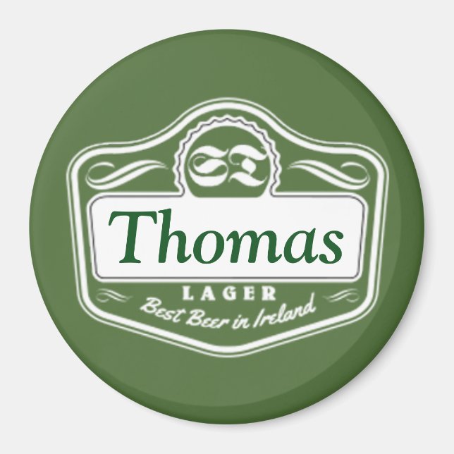 Imã Melhor Magnet Personalizado de Cerveja (Frente)