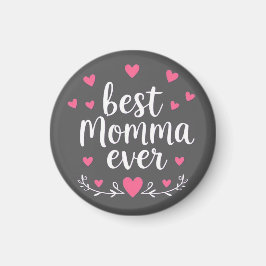 Imã melhor mamãe de todas cinza