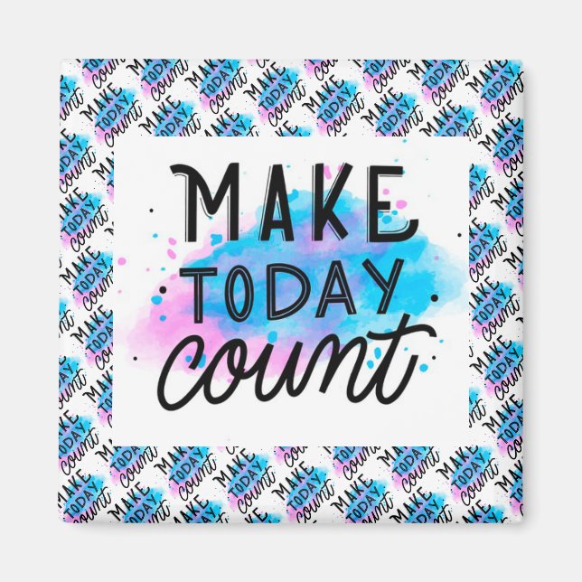 Imã Melhor Mensagem Popular de Motivação Moderna Elega (Frente)