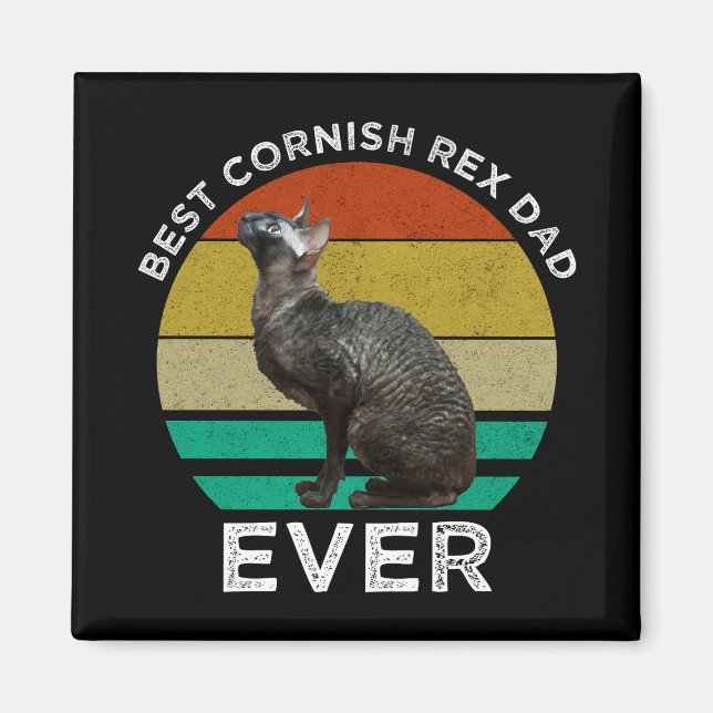 Imã Melhor Pai Cornish Rex de Todos (Frente)