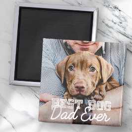 Imã Melhor Pai De Cachorro Alguma Vez Personalizado Fo
