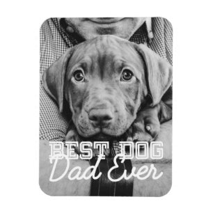 Ímã Melhor Pai De Cachorro Alguma Vez Personalizado Fo