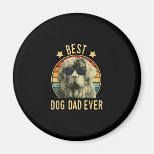 Imã Melhor Pai de Cachorro Nunca Mais Recém-Fundament