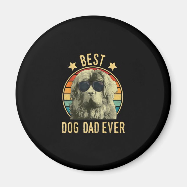 Imã Melhor Pai de Cachorro Nunca Mais Recém-Fundamenta (Frente)