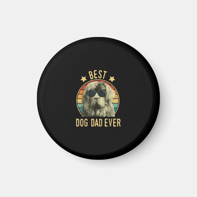 Imã Melhor pai de cão | oferta de dia do proprietário  (Frente)