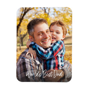 Ímã Melhor Pai do Mundo Foto Personalizada