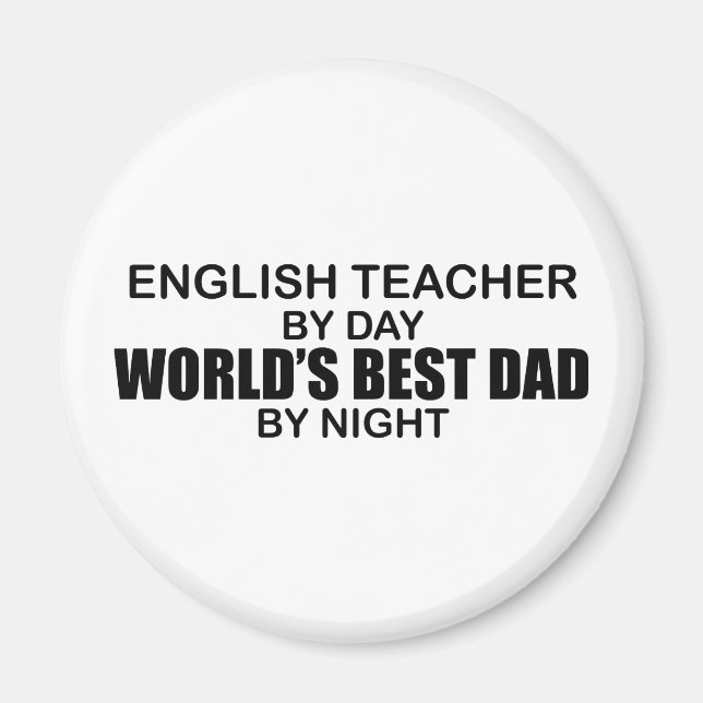 Imã Melhor Pai do Mundo - Professor de Inglês (Frente)
