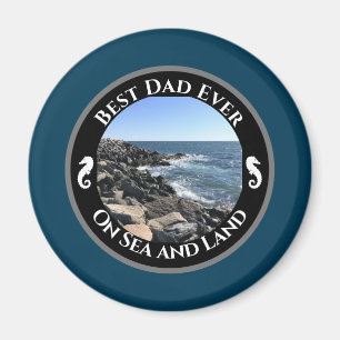 Imã Melhor Pai do Oceano Atlântico Azul - Sede Rochosa