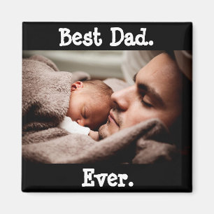 Imã Melhor Pai Já Personalizado Magnet De Fotos