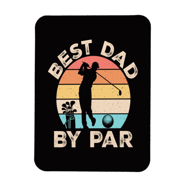Ímã Melhor Pai Pelo Golfe Par (Vertical)