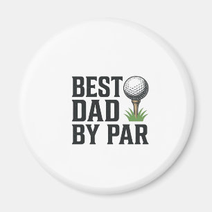 Imã Melhor Pai Por Par de Golfe Dia dos Pais Design Vi