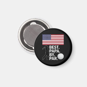 Imã Melhor Papai Par Golfe Papai Dia dos Pais Golfe