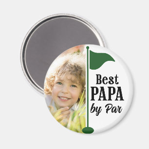 Imã Melhor Papai por Par Foto Bandeira de Golfe