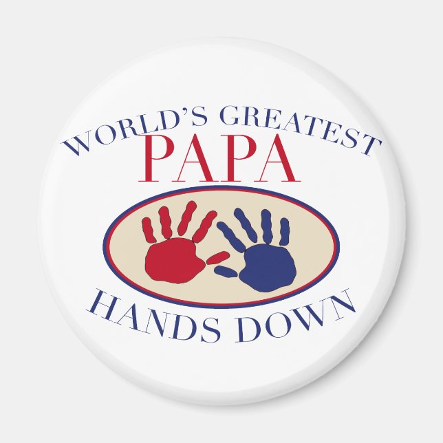 Imã Melhor Papai Sem Dúvida (Frente)