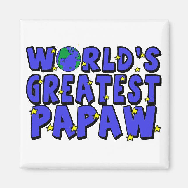 Imã Melhor Papaw do Mundo (Frente)