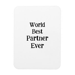 Ímã Melhor parceiro do mundo namorada dia dos namorado