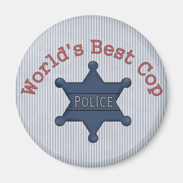 Imã Melhor Policial do Mundo (Frente)