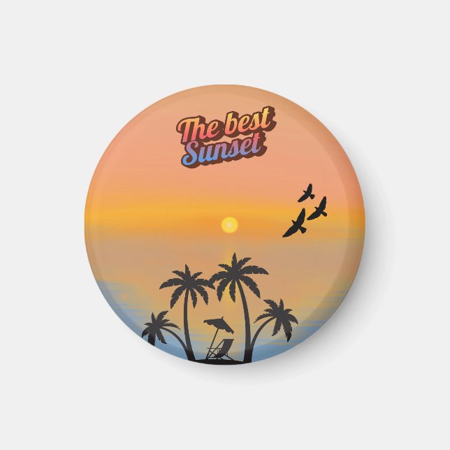 Imã Melhor pôr do sol, (Frente)